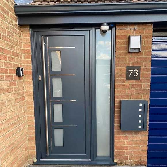 Origin residential front door supplied and installed in Oxfordshire